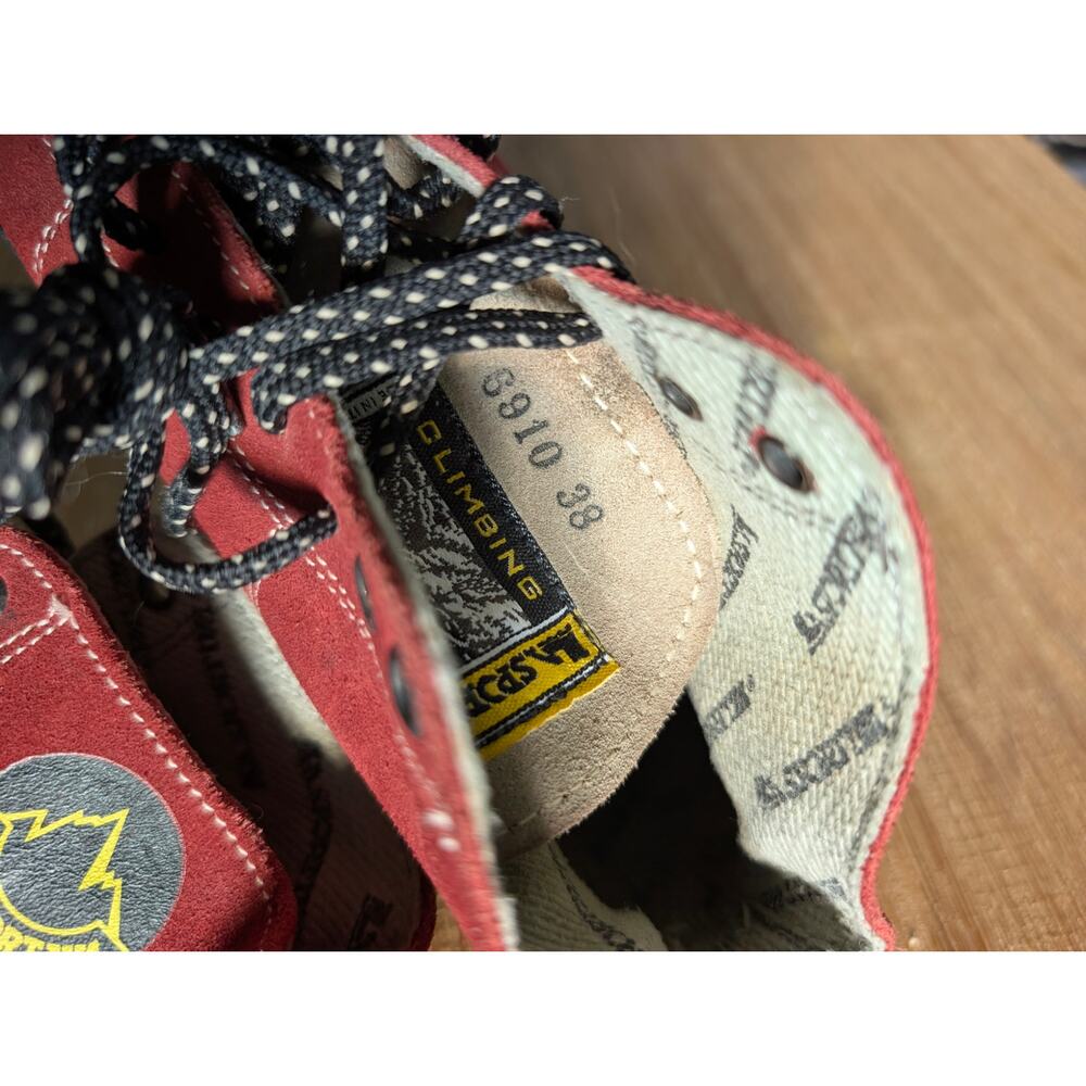 🔥RARE VINTAGE La Sportiva Enduro High-Top Rock Climbing Shoes (Model 6810) - Picture 9 of 9
